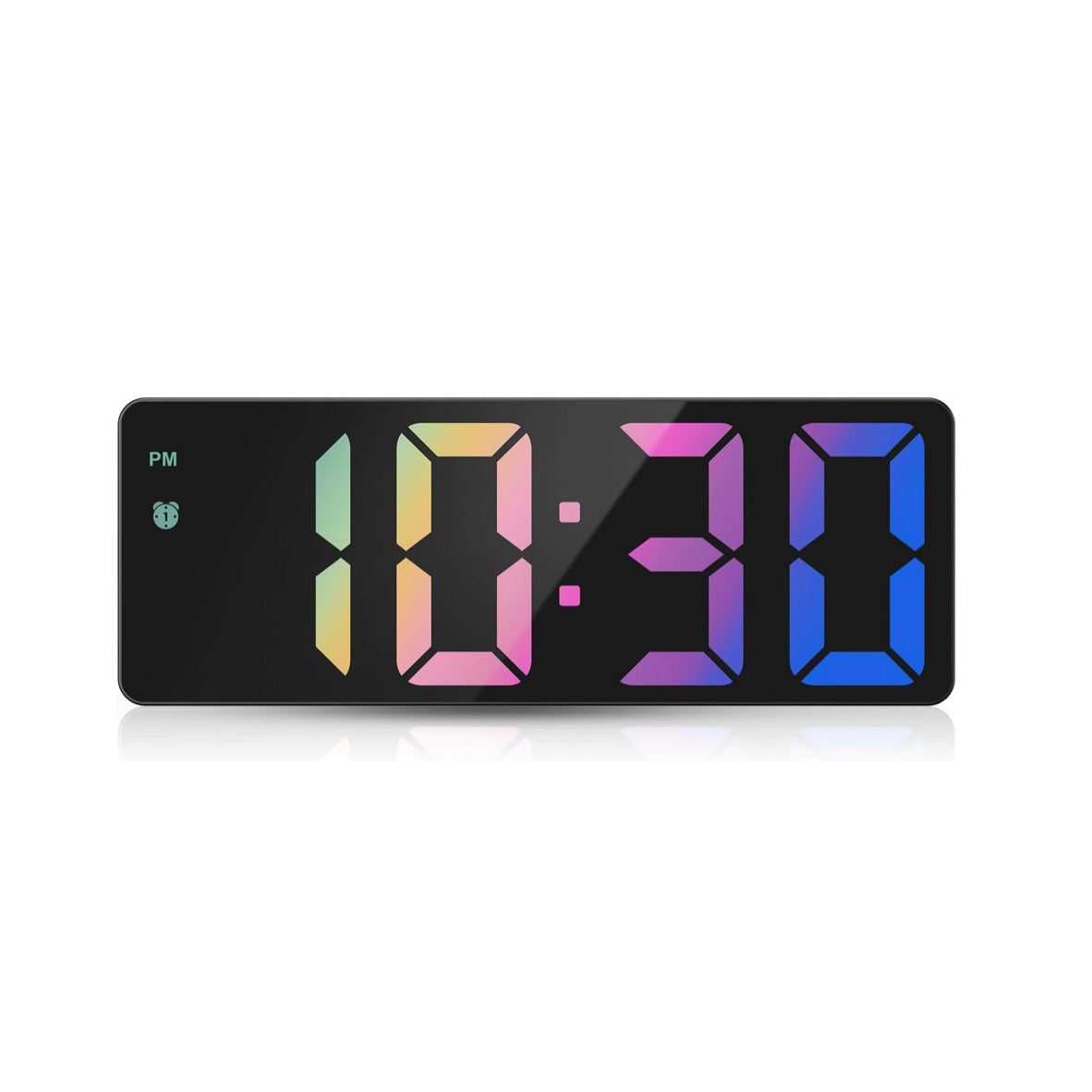 Rainbow Digital LED Alarm Clocks