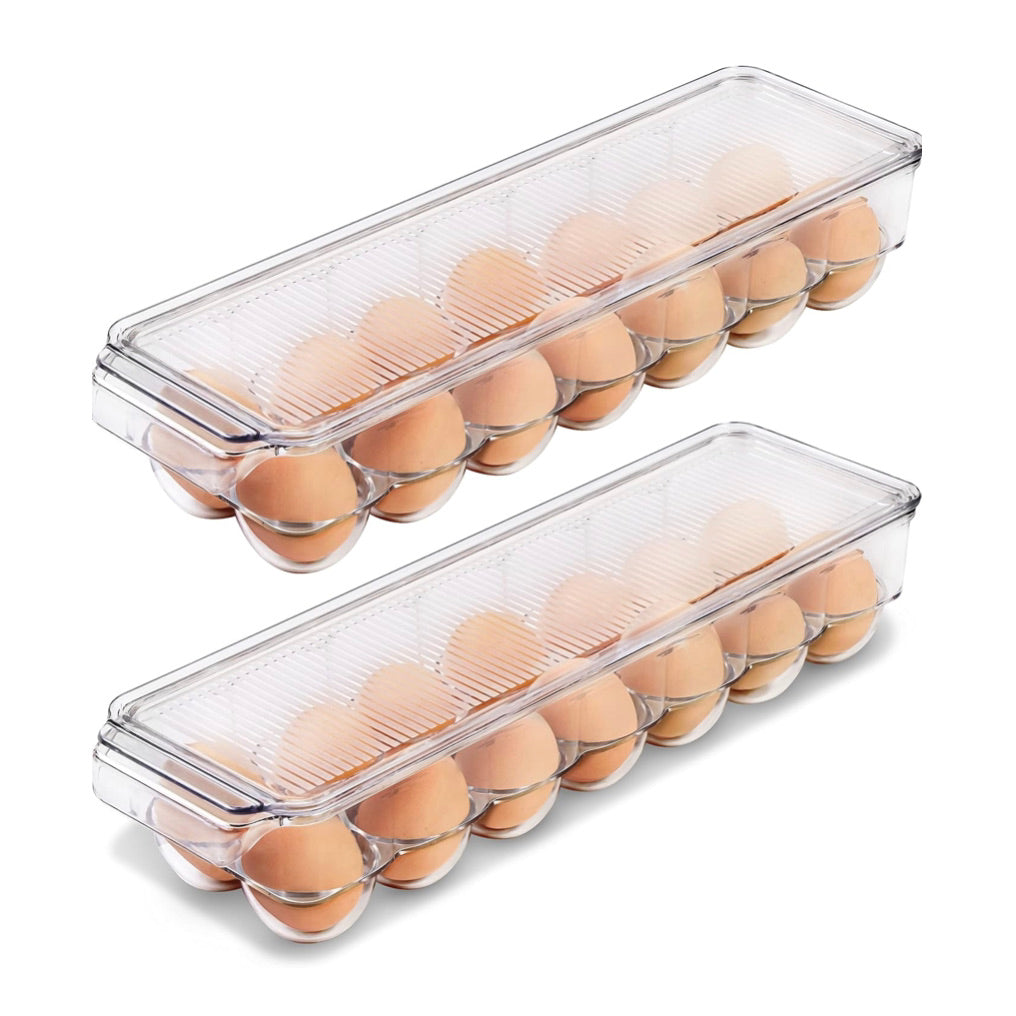 Egg Container For Refrigerator Pack of 2-14 Egg