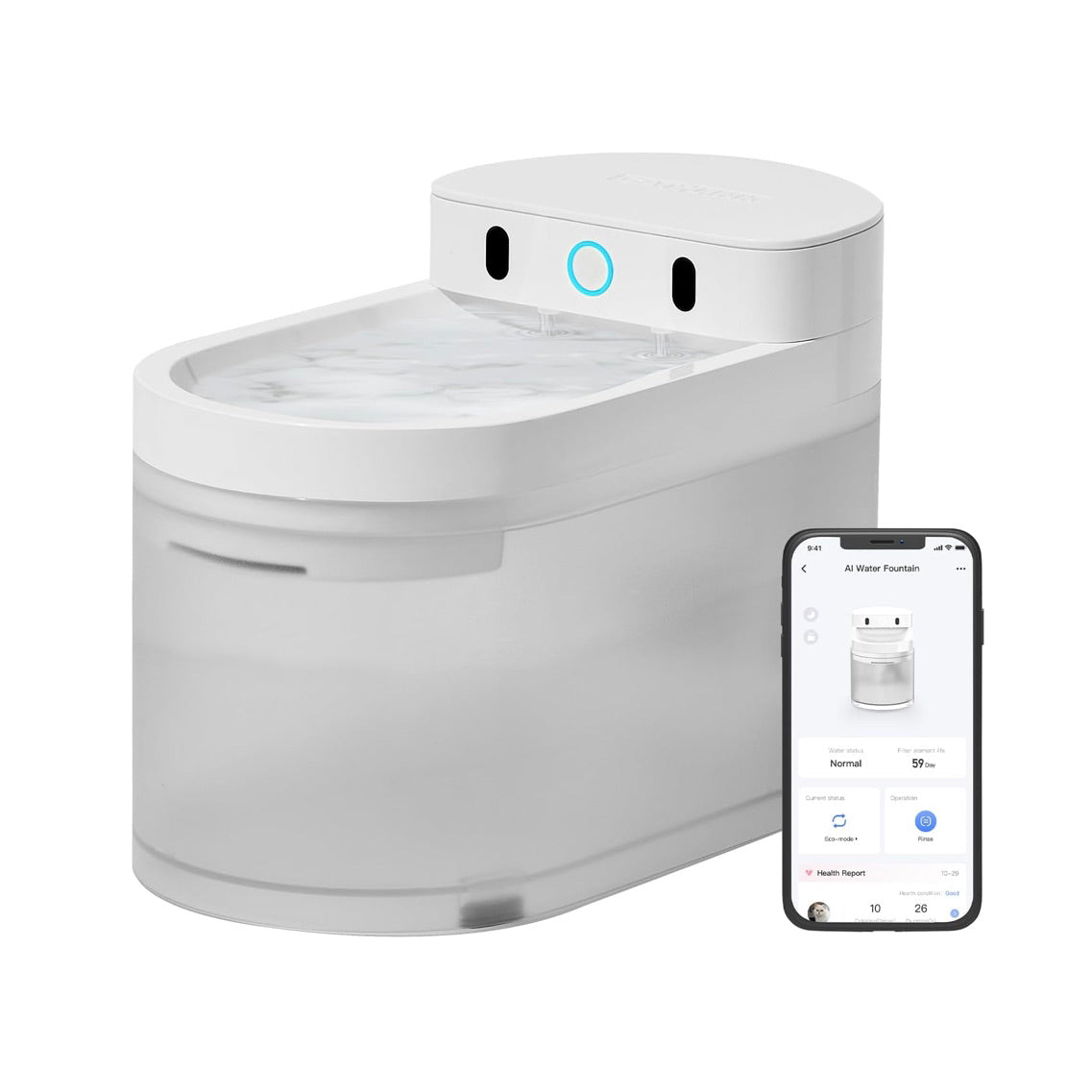 CATLINK AI Water Fountain - Wireless