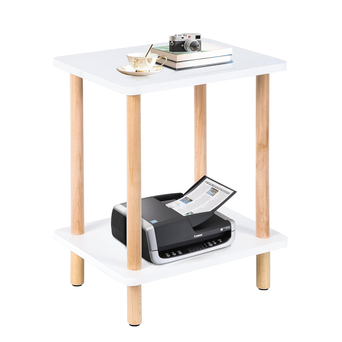 WOODEN Side Table 1-Tier end Table