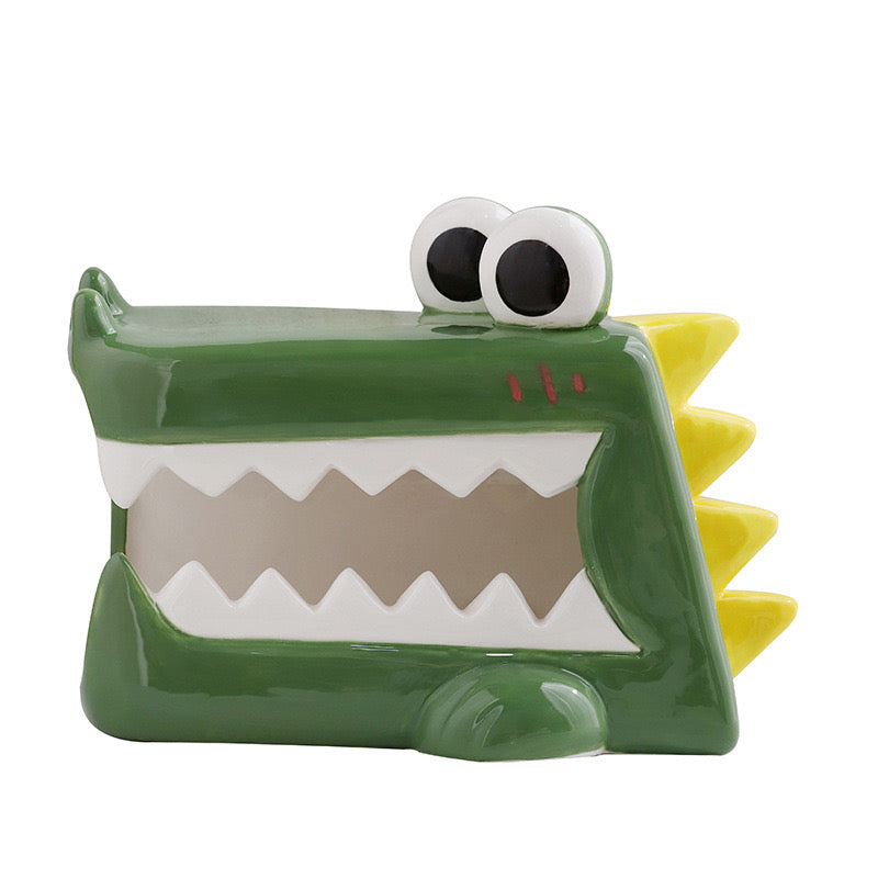 Crocodile Tissue Box - Mobile Phone Holder
