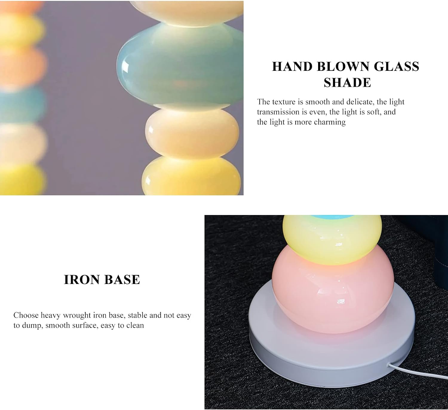 GLOWINGSWEET Bubblegum Beads LED Floor Lamp