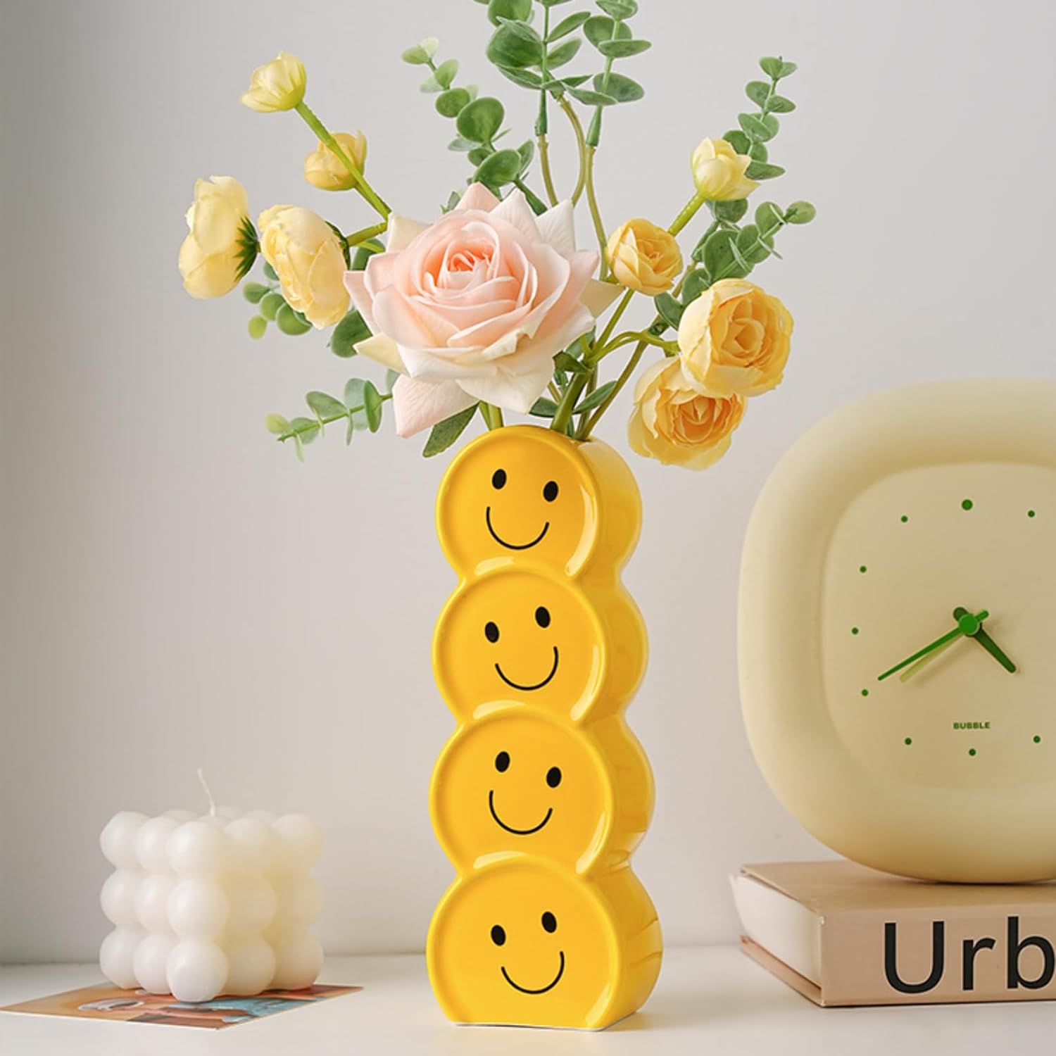 SMILING Smiling Emoji vase Handmade Pottery vase