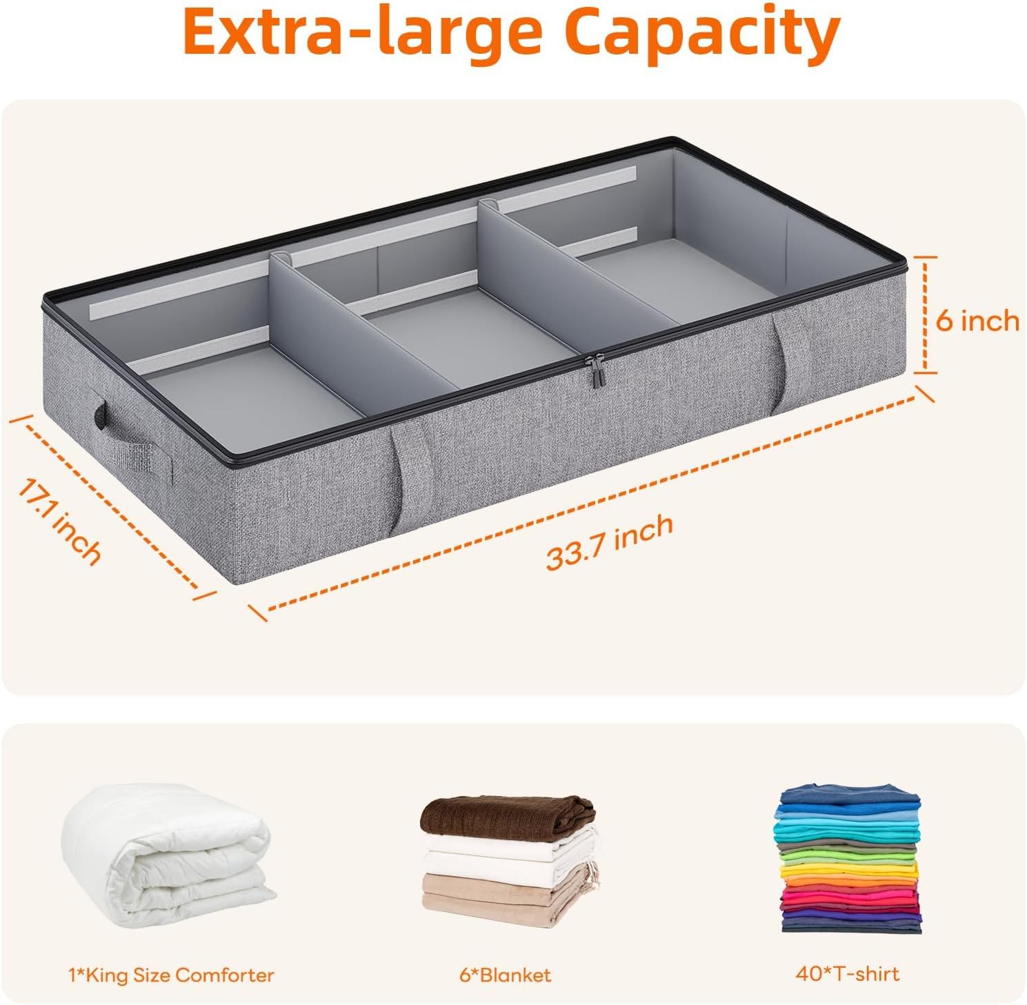 Under Bed Storage - 2 Pack