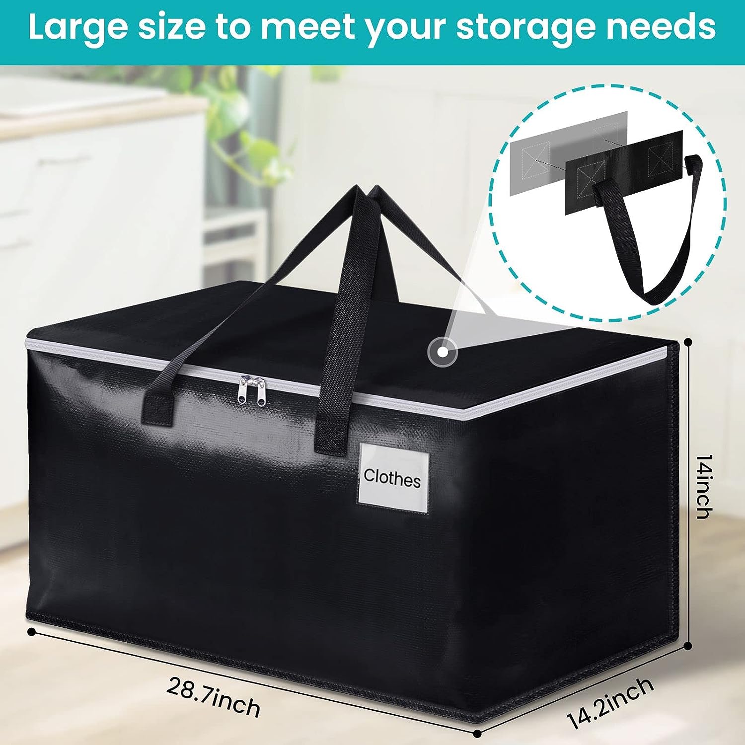6 Packs Extra Large Tool Bag-Moving Bags with Zipper