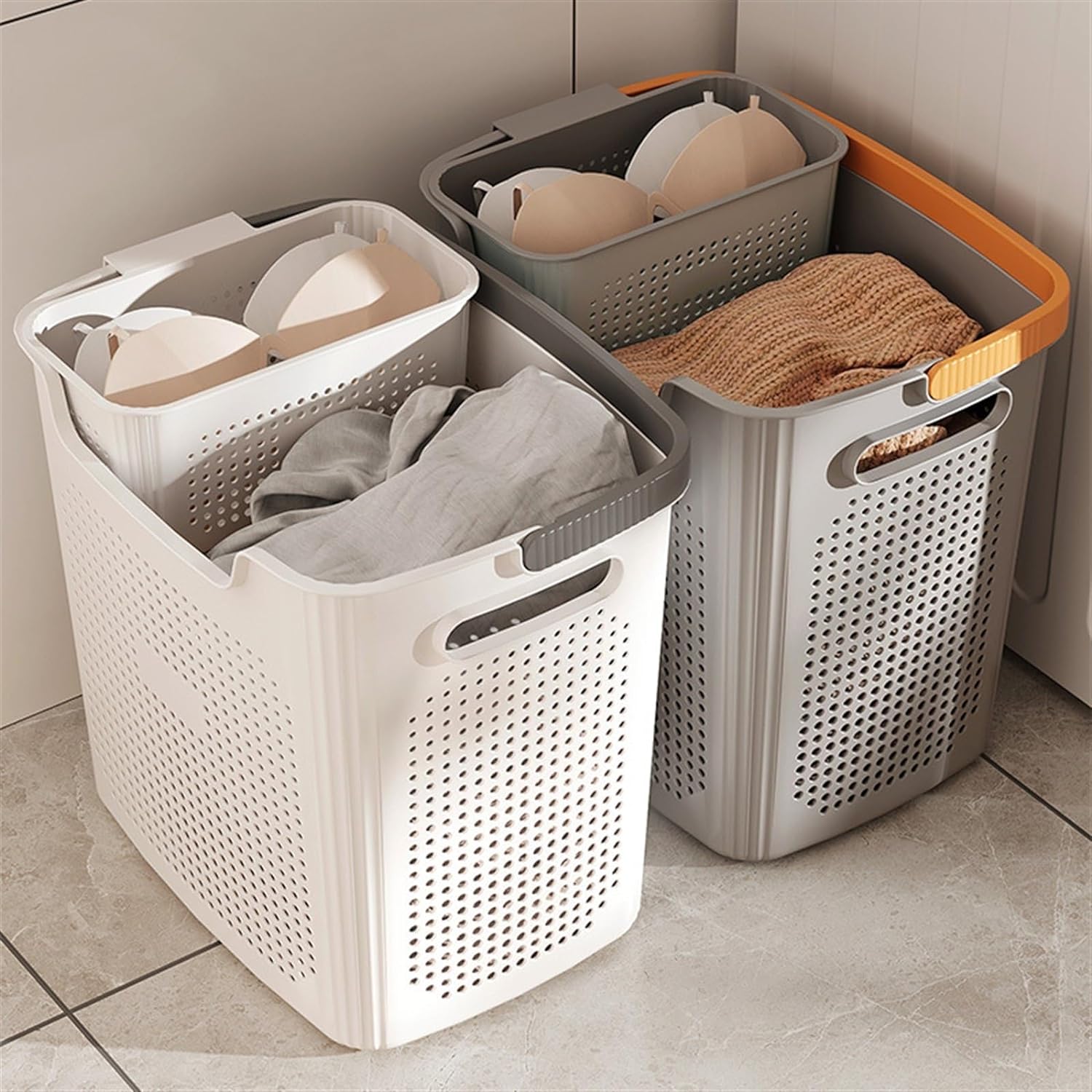 Laundry divided basket
