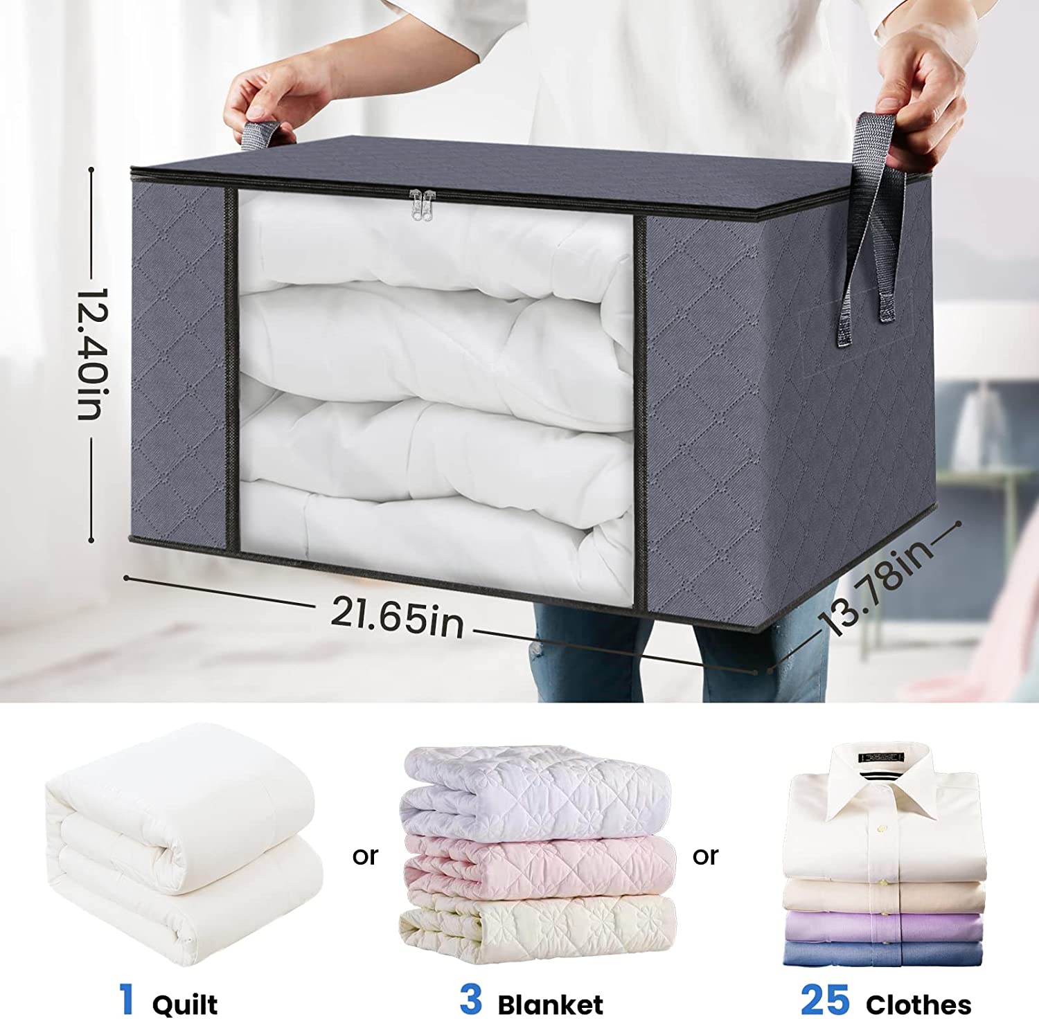 6 Packs Fab totes Clothes Storage