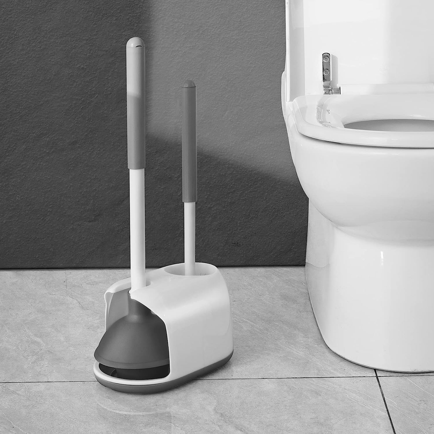 Toilet 2 in 1 Plunger and Brush