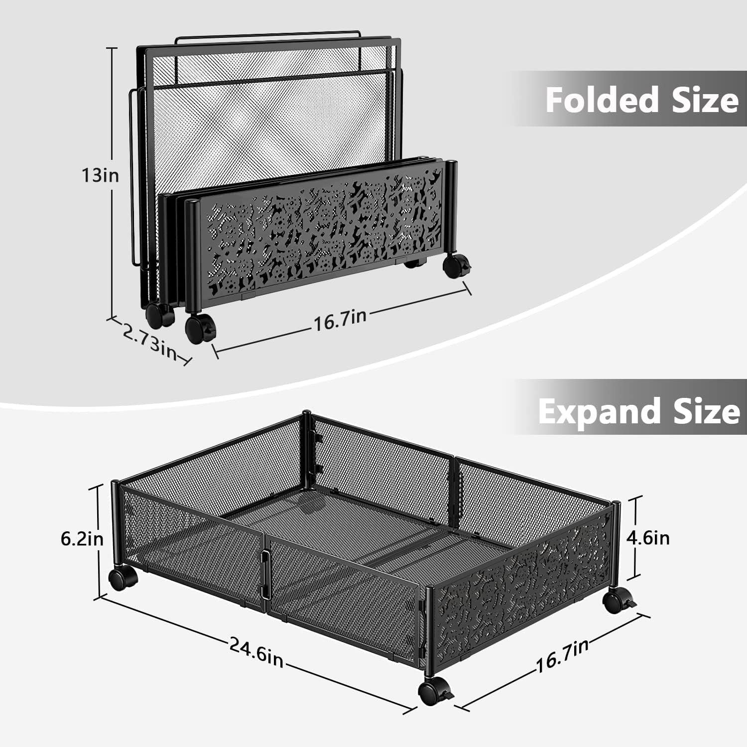 Under bed Storage Containers With Wheels