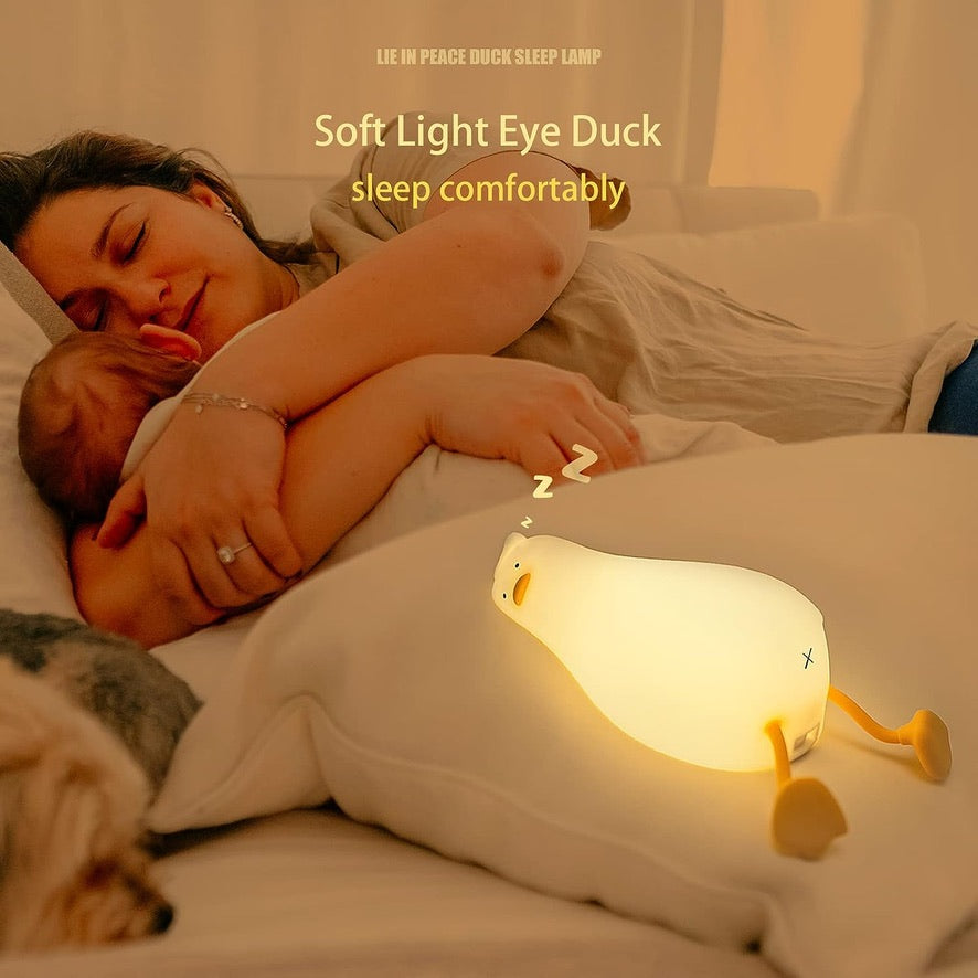 LAYDUCK Lying Flat Duck Night Light